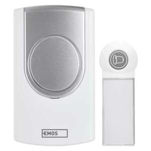 Sonerie wireless Emos P5723, alb, cu buton - Sonerii și Seifuri de securitate
