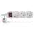 Emos 2 meter extension cord with 3 sockets and switch, white