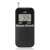 JVC RA-E411B portable FM pocket radio, black, front view