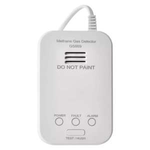 EMOS GS869 Methane Gas Detector, white, front view - Carbon Monoxide Detector