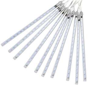 Jégcsap Meteor fényfüzér hidegfehér, 10 db LED rúd, 4,5 méter hosszú, IP44 védettség - Nonbrand Fényfüzér