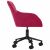 vidaXL Bordó Bársony Irodai szék 81057828