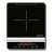 G3 Ferrari induction cooktop, black glass surface, digital display, control buttons