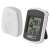 Emos wireless indoor and outdoor thermometer, showing current temperature readings