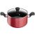 Tefal Super Cook red pot with glass lid