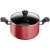 Tefal Super Cook red saucepan with glass lid