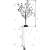 Home by Somogyi CBT 200 LED Cherry Blossom Tree, 1.5m, 230V, dimensions