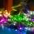 Somogyi Home colorful LED fairy lights, 30 lights, 3.2m long, close-up