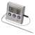 Emos digital cooking thermometer with probe, showing current and set temperature