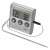 Emos digital cooking thermometer with probe, showing current and set temperature