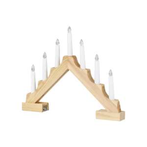 Emos fa LED gyertyatartó 7 fényforrással, meleg fehér fény, beltéri használatra - EMOS