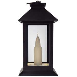 Artezan Led gyertyás lámpa fekete 17cm ALCL17-B