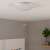 Avide Stella LED ceiling lamp, starry design, white, installed on ceiling