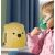 Child using ProMedix Bear Inhaler with mask