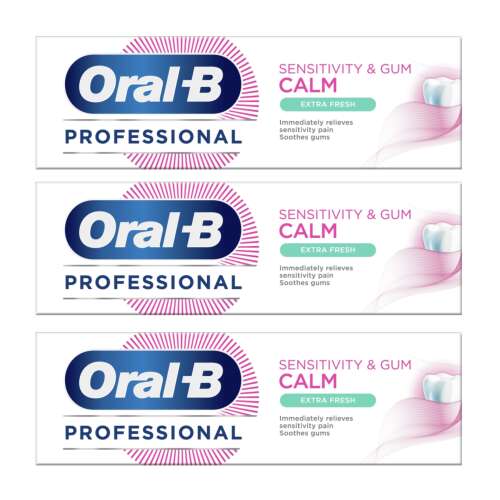 Oral-B Professional Sens&Gum Calm Extra Fresh zubná pasta 3x75ml