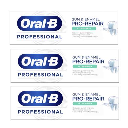 Zubná pasta Oral-B Professional Gum & Enamel Pro-Repair 3x75ml