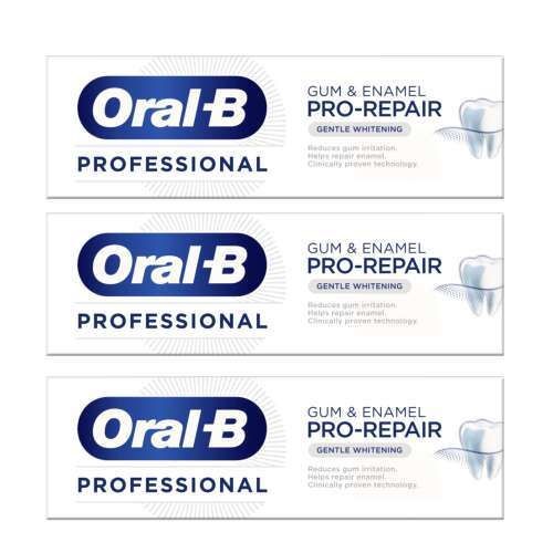 Oral-B Professional Gum & Enamel Pro-Repair Toothpaste 3x75ml