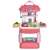  LittleONE by Pepita mini bucătărie de jucărie în valiză de plastic cu accesorii #pink 47239303}