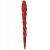 Red glitter icicle Christmas ornament