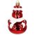 Springos Christmas tree bauble set 105pcs #red/white 126851540