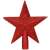 Red glitter star Christmas tree topper, Springos