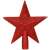 Red glitter star Christmas tree topper, Springos