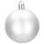 Silver Christmas ornament, part of the Springos 102 piece ornament set
