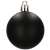 Black matte Christmas tree bauble