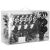 Set globuri si decoratiuni de Craciun, 77 piese, diverse dimensiuni, negru 47066053