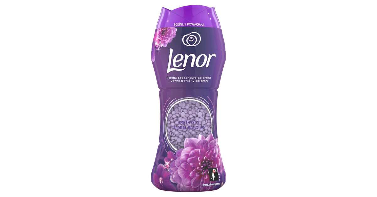 Lenor Amethyst & Floral Bouquet Perfume Beads 3x210g - 45 washes