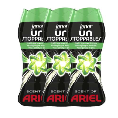 Lenor Unstoppables Ariel Perfume Beads 3x210g - 45 de spălări