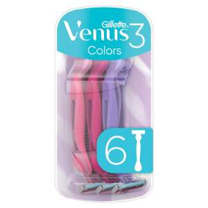 Aparat de ras pentru femei Gillette Venus 3 Colors 6pcs 47211986 Produse pentru indepartarea parului