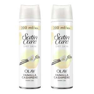 Gillette Satin Care With Olay gel de ras pentru femei 2x200ml 47066537 Produse pentru indepartarea parului