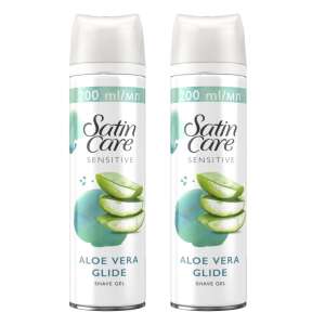 Gillette Satin Care Aloe Vera gel de ras pentru femei 2x200ml 47067052 Produse pentru indepartarea parului