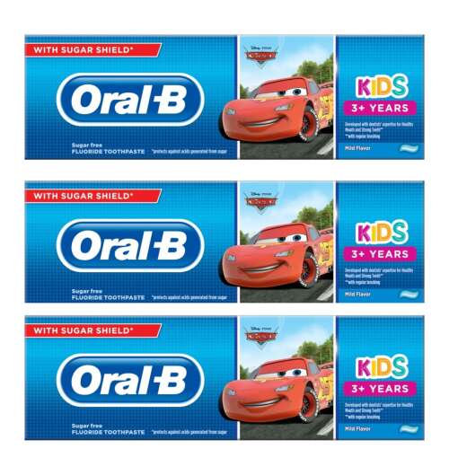 Oral-B Kids Verdák zubná pasta 3x75ml