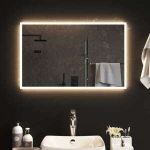 vidaXL LED-es fürdőszobatükör 50x80 cm 47076288 