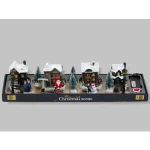 LEDes világító karácsonyi falu 14db-os 47077753 - Szezonális dekoráció