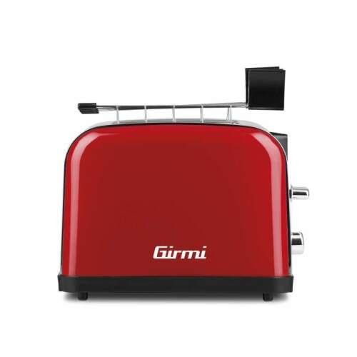 Girmi TP56 Toaster 2 Scheiben 850 W Rot, Edelstahl