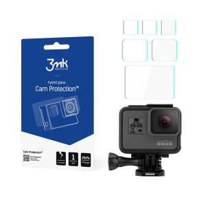 GoPro HERO 5/6/7 fekete - 3mk Cam Protection™ kijelzővédő üvegfólia 47095012 Cam