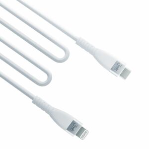 3MK HyperSilicone MFI USB-C / Lightning Kabel wei 1m 20W 3A 129813810 - Lightning-Kabel