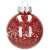 Zestaw 30 bombek świątecznych, bombka świąteczna 7 cm, czerwono-biała 47095097