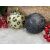 Springos Karácsonyfadísz Gömbök - 16 db, 8 cm, Arany-Fekete 126851840