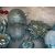 Assorted Springos blue Christmas ornaments: balls, snowflakes, icicles