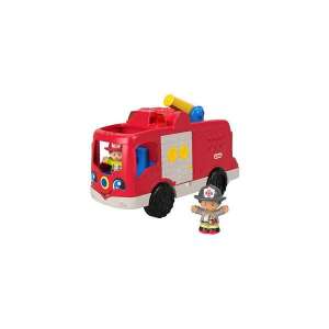 Camionul de pompieri Fisher-Price Little People cu doi pompieri - Nonbrand Maşinuţe
