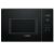 Bosch BFL554MB0 fekete beépíthető mikrohullámú sütő elölnézet