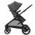Maxi-Cosi Zelia S Trio stroller side view, gray