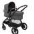 Maxi-Cosi Zelia S Trio stroller with bassinet, gray