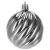 Springos grey swirl Christmas ornament