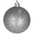 Springos grey glitter Christmas ornament