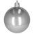 Springos grey shiny Christmas ornament